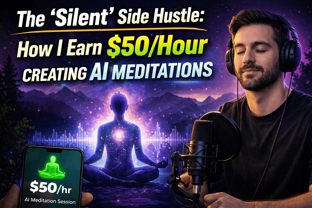 The "Silent" Side Hustle: How I Earn $50/Hour Creating AI Meditations