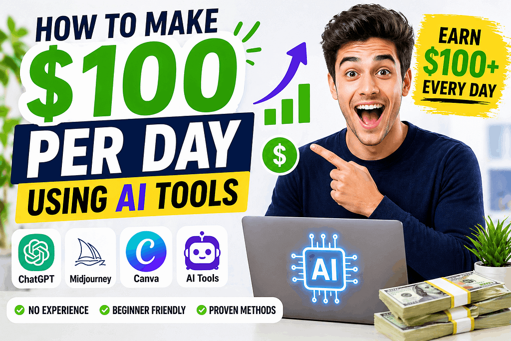 How to Make $100 Per Day Using AI Tools