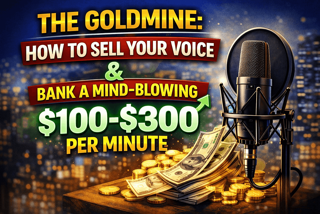 How to Sell Your Voice and Bank a Mind-Blowing $100–$300 Per Minute