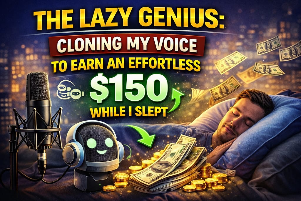 The Lazy Genius Cloning My Voice to Earn an Effortless $150 While I Slept