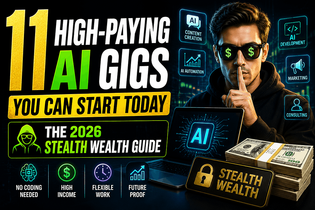 11 High-Paying AI Gigs You Can Start Today The 2026 Stealth Wealth Guide