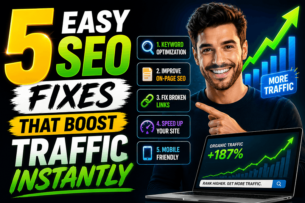 5 Easy SEO Fixes That Boost Traffic Instantly The 2026 Algorithmic Course Correction