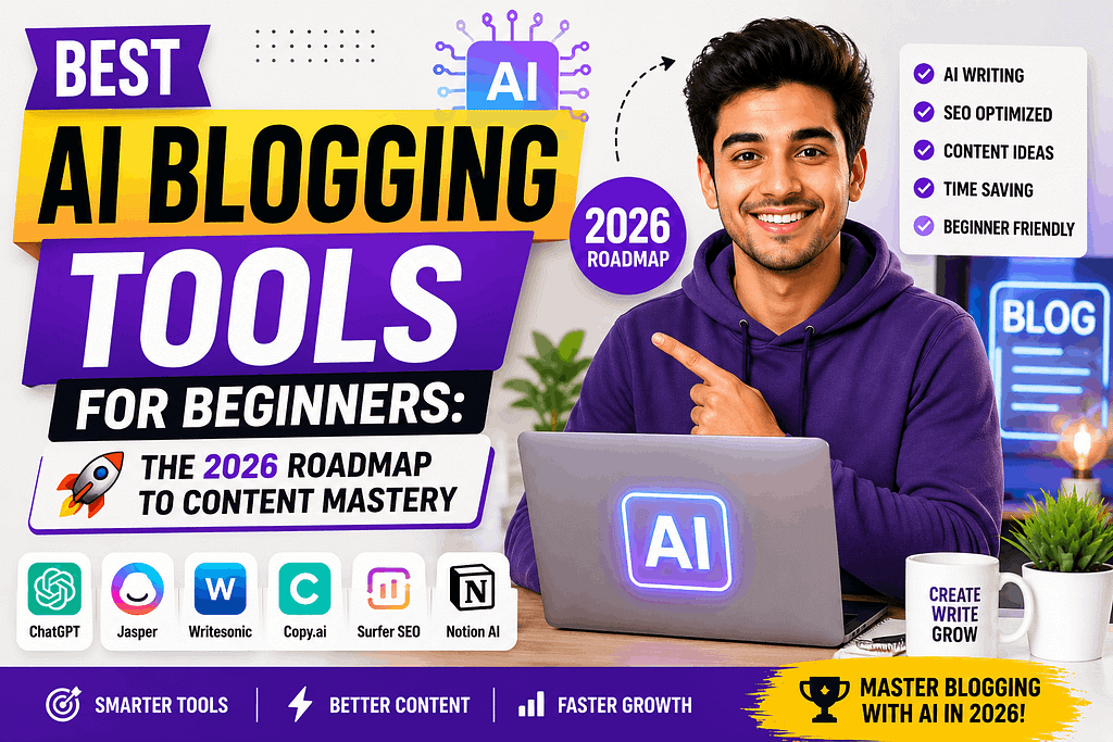 Best AI Blogging Tools for Beginners The 2026 Roadmap to Content Mastery