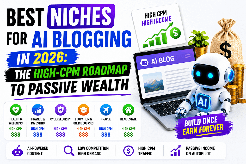 Best Niches for AI Blogging in 2026 The High-CPM Roadmap to Passive Wealth