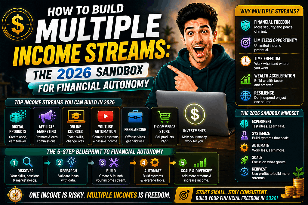 How to Build Multiple Income Streams The 2026 Sandbox for Financial Autonomy