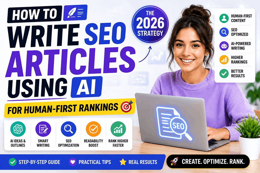 How to Write SEO Articles Using AI The 2026 Strategy for Human-First Rankings