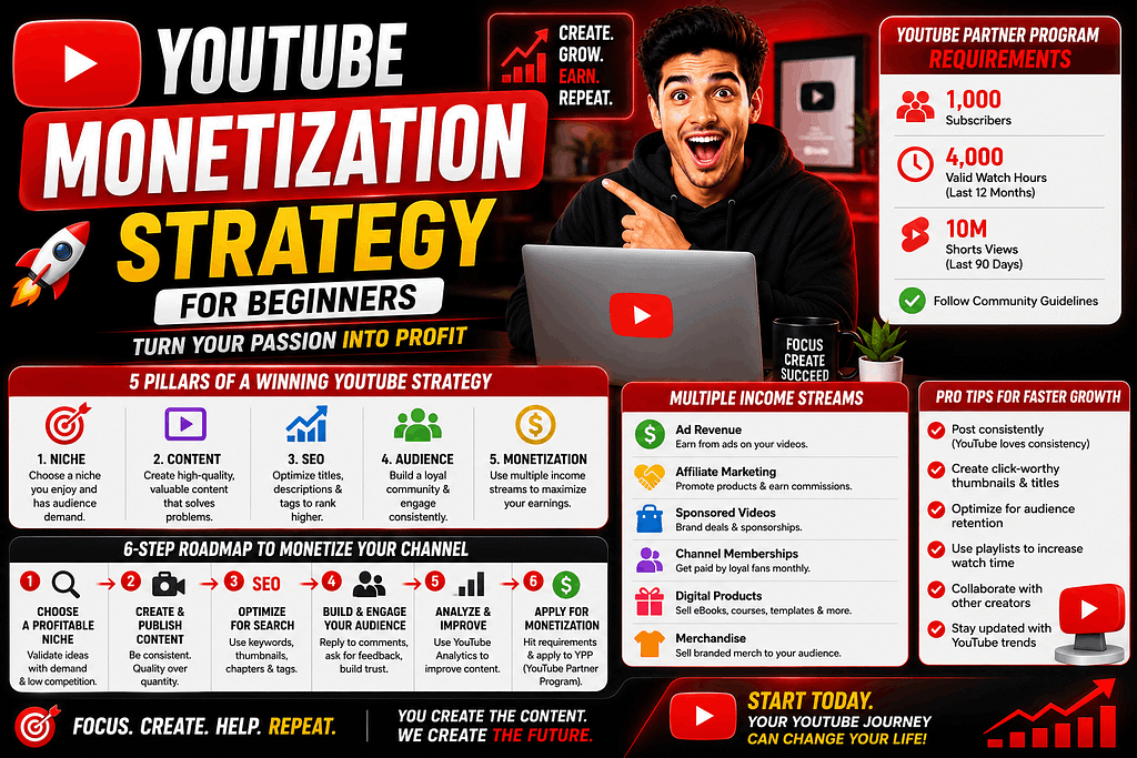 YouTube Monetization Strategy for Beginners