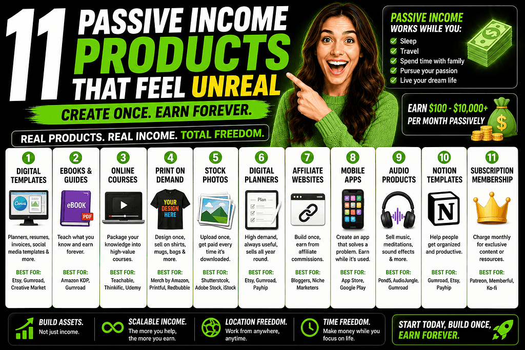11 Passive Income Products That Feel Unreal