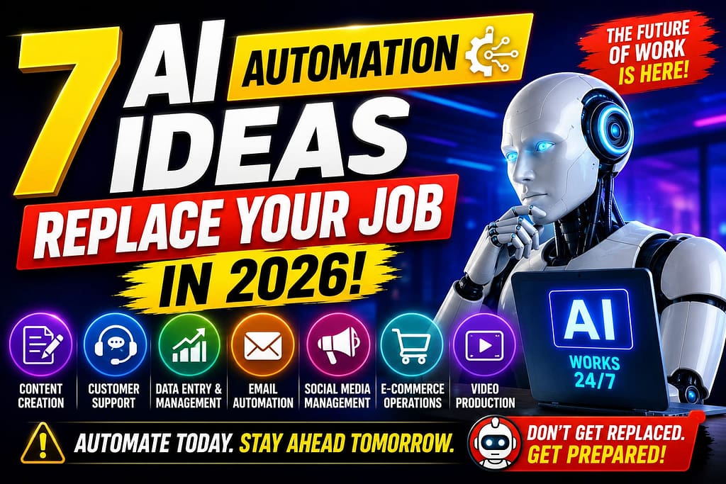 7 AI Automation Ideas That Can Replace Your Job The 2026 Shift to System