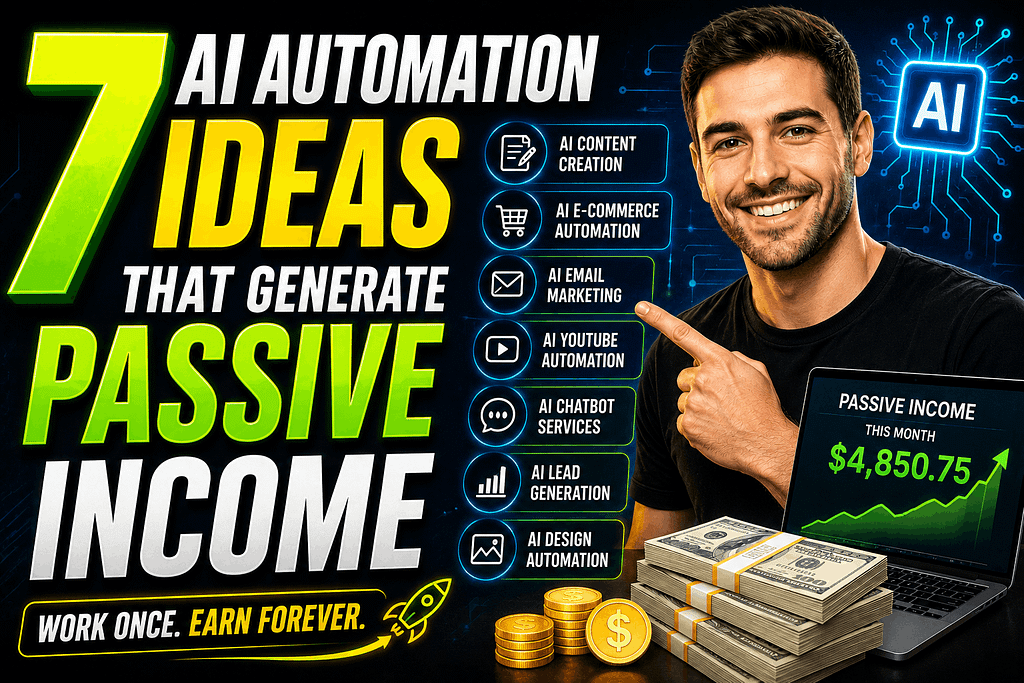 7 AI Automation Ideas That Generate Passive Income