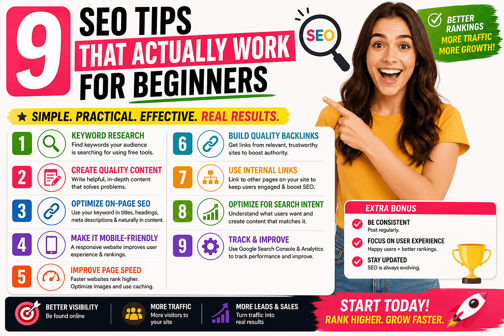 9 SEO Tips That Actually Work for Beginners