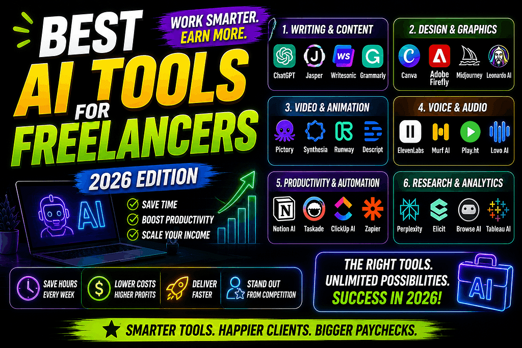 Best AI Tools for Freelancers 2026