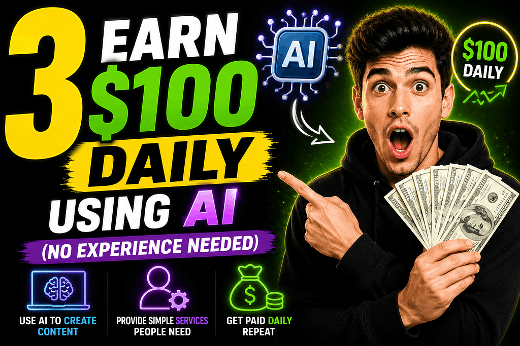 Earn $100 Daily Using AI (No Experience Needed)