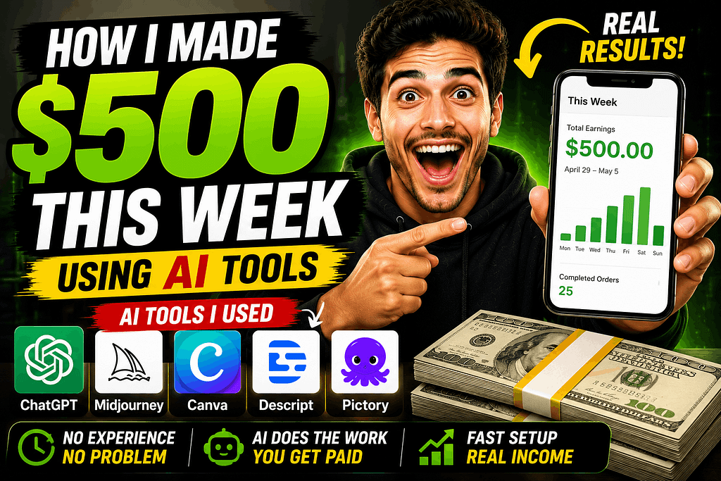 How I Made $500 This Week Using AI Tools The 2026 Blueprint