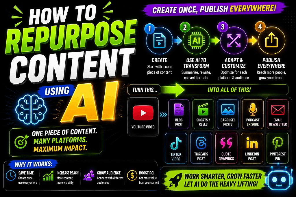 How to Repurpose Content Using AI