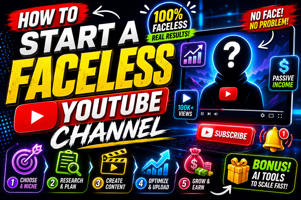 How to Start a Faceless YouTube Channel