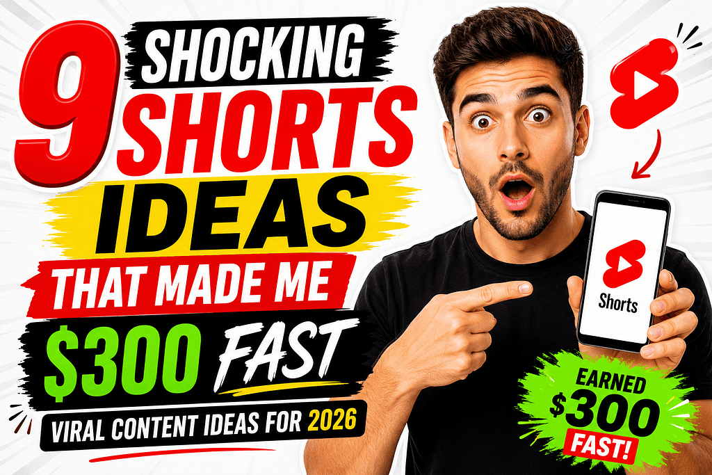 9 Shocking Shorts Ideas That Made Me $300 Fast – Viral Content Ideas for 2026