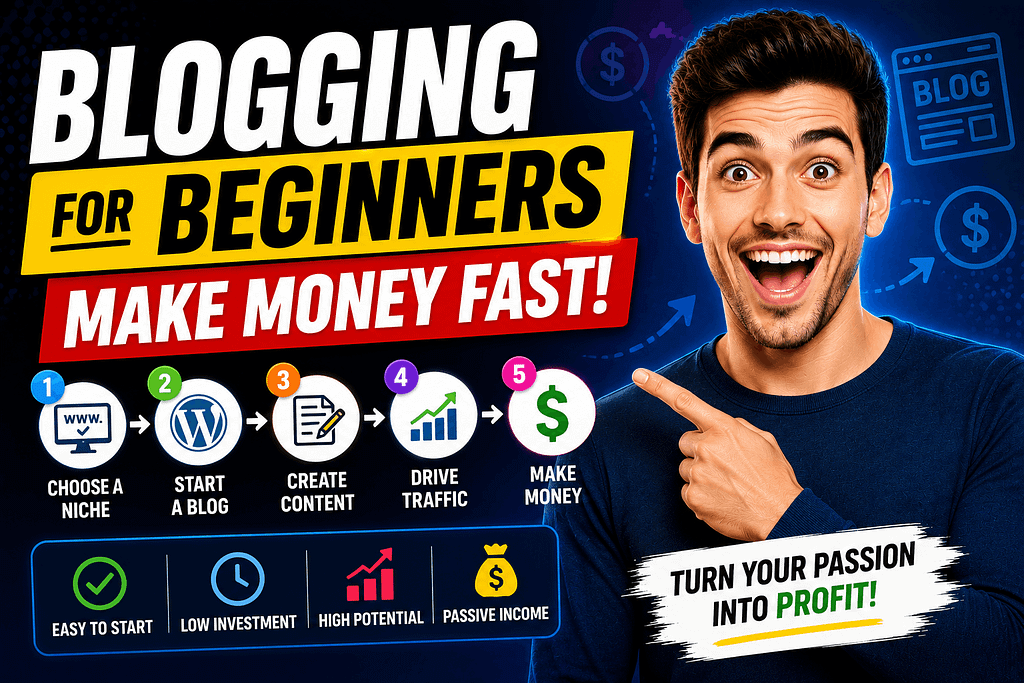 Blogging for Beginners (Make Money Fast) The 2026 USA Traffic Blueprint