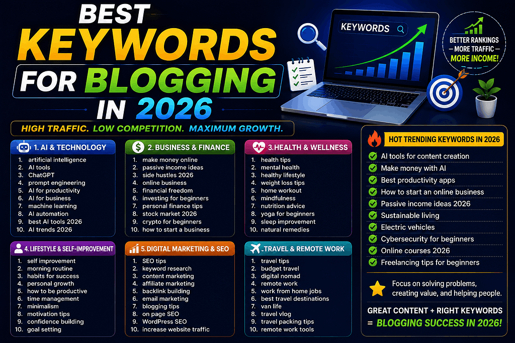 Best Keywords for Blogging in 2026