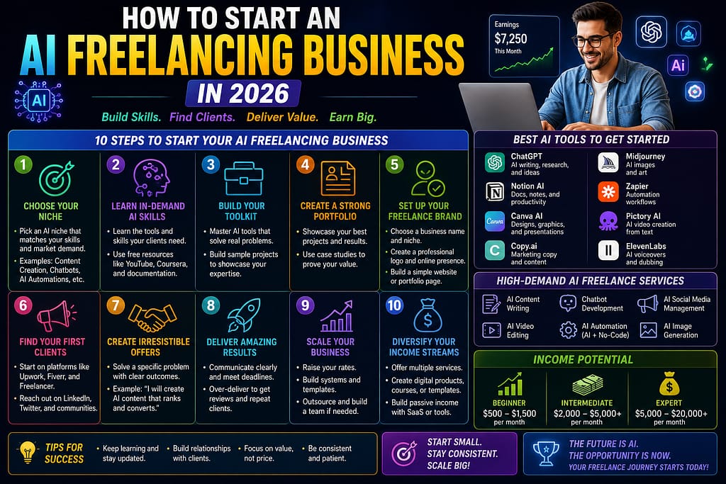 How to Start an AI Freelancing Business in 2026
