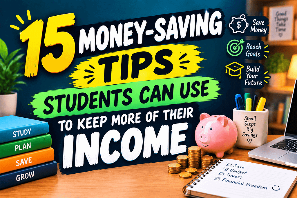 15 Money-Saving Tips Students Can Use to Keep More of Their Income